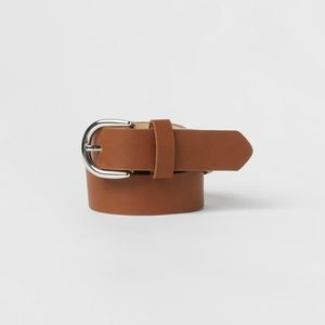 ZARA Kid Brown Belt with Round Buckle S NWT